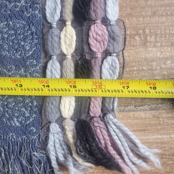 Kenzo Made in Italy Wool and Silk Scarf. - Picture 16 of 16